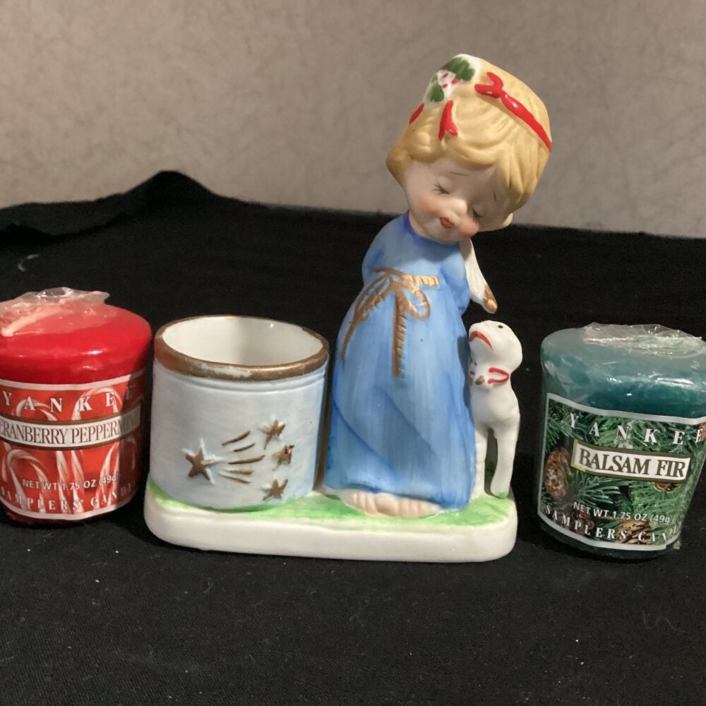 Vintage Angel Candle Holder